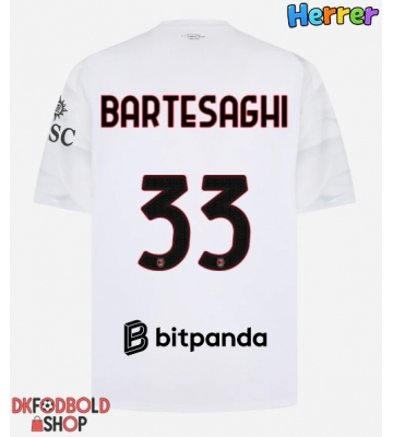 AC Milan Davide Bartesaghi #33 Udebanetrøje 2026-27 Kort ærmer AC Milan Davide Bartesaghi #33 Udebanetrøje 2026-27 Kort ærmer